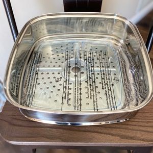 New Copper Chef 3 inch square extender ring steamer for 11 inch Cooper Chef pan